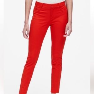 Banana Republic Sloan Ankle Pant Red, Size 6L